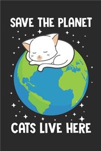 Save the Planet Cat Lives Here