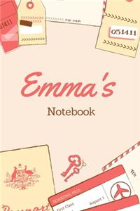 Emma First Name Emma Notebook
