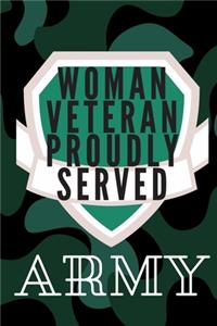 Woman Veteran Proudly Served