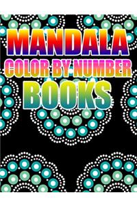 Mandala Color by Number Books