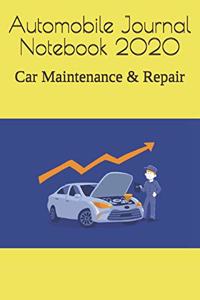 Automobile Journal Notebook 2020