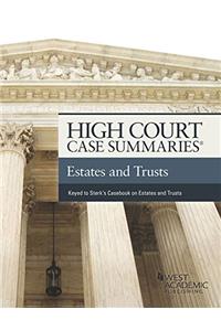 High Court Case Summaries, Estates and Trusts