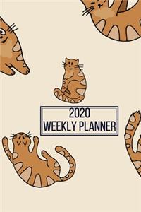 Weekly Planner 2020 - Ideal for Cat lovers