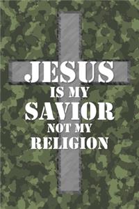 JESUS IS MY SAVIOR not my Religion