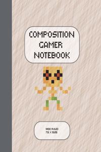 Composition Gamer Notebook Wide Ruled