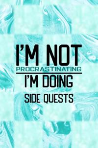I'm Not Procrastinating I'm Doing Side quests