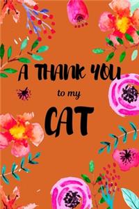 A Thank You To My Cat