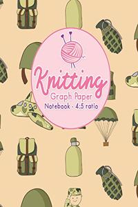 Knitting Graph Paper Notebook - 4