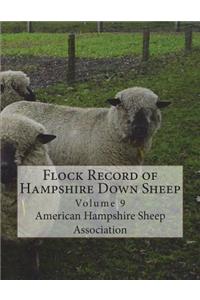 Flock Record of Hampshire Down Sheep