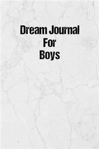 Dream Journal for Boys