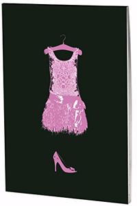 Gilded Writing Pink Dress
