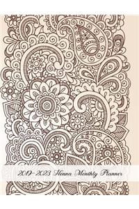 2019-2023 Henna Monthly Planner