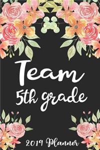 Team 5th Grade 2019 Planner