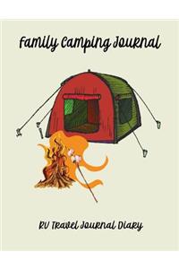 Family Camping Journal RV Camping Journal Diary