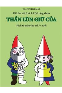 Sách tô màu cho trẻ 7+ tuổi (Thần lùn giữ của)