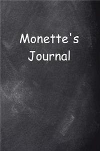 Monette Personalized Name Journal Custom Name Gift Idea Monette