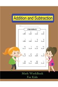 Addition and Subtraction Math Work Book For Kids