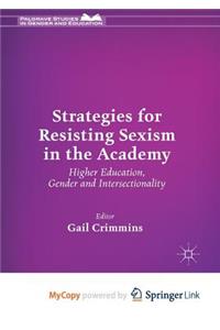 Strategies for Resisting Sexism in the Academy