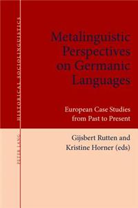 Metalinguistic Perspectives on Germanic Languages
