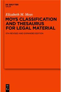 Moys Classification and Thesaurus for Legal Materials