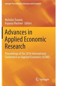 Advances in Applied Economic Research