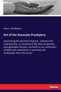 Act of the Associate Presbytery