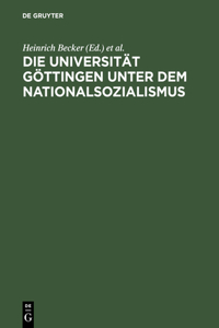 Universität Göttingen Unter Dem Nationalsozialismus