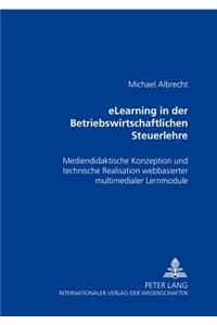 Elearning in Der Betriebswirtschaftlichen Steuerlehre