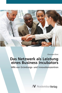 Netzwerk als Leistung eines Business Incubators