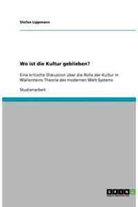Wo ist die Kultur geblieben?