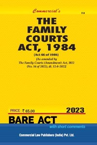 Family Courts Act, 1984 (as Amended in 2023) [Paperback] Commercial's