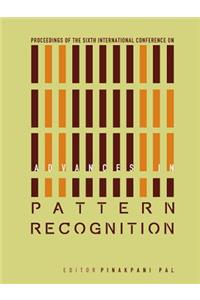 Advances in Pattern Recognition - Proceedings of the 6th International Conference