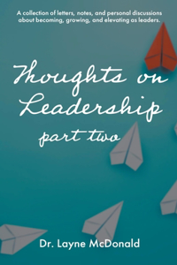 Thoughts on Leadership