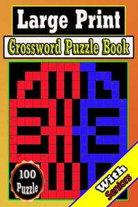 Large print crossword Puzzle book