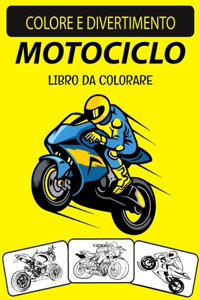Motociclo Libro Da Colorare