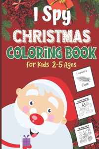 I Spy Coloring Book For Kids 2-5 Ages