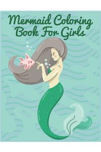 Mermaid Coloring Book For Girls