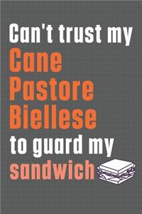 Can't trust my Cane Pastore Biellese to guard my sandwich