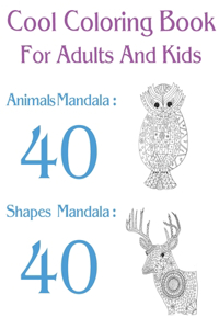 Cool Coloring Book For Adults And Kids