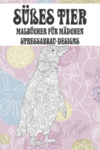 Malbücher für Mädchen - Stressabbau-Designs - Süßes Tier