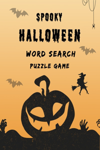 Spooky Halloween Word Search Game Puzzle