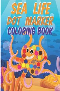 Sea Life Dot Marker Coloring Book