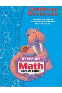 Harcourt Math Georgia Edition Challenge Workbook Grade 3