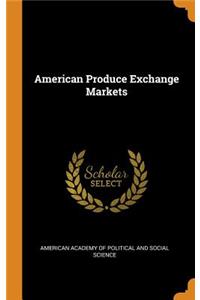 American Produce Exchange Markets