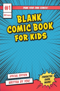 Blank Comic Book for Kids-Kids Activity Books