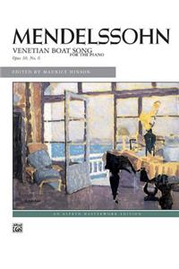 Venetian Boat Song O30/6