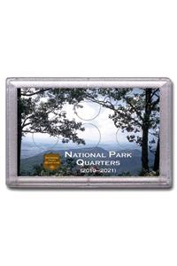 National Park Quarter 3x5 (2010-2021) Plastic Display Case