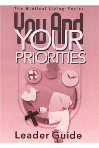 You and Your Priorities Leader Guide
