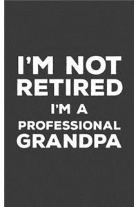 I'm Not Retired I'm A Professional Grandpa