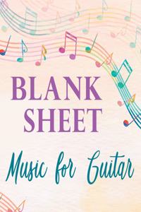 Blank Sheet Music For Guitar